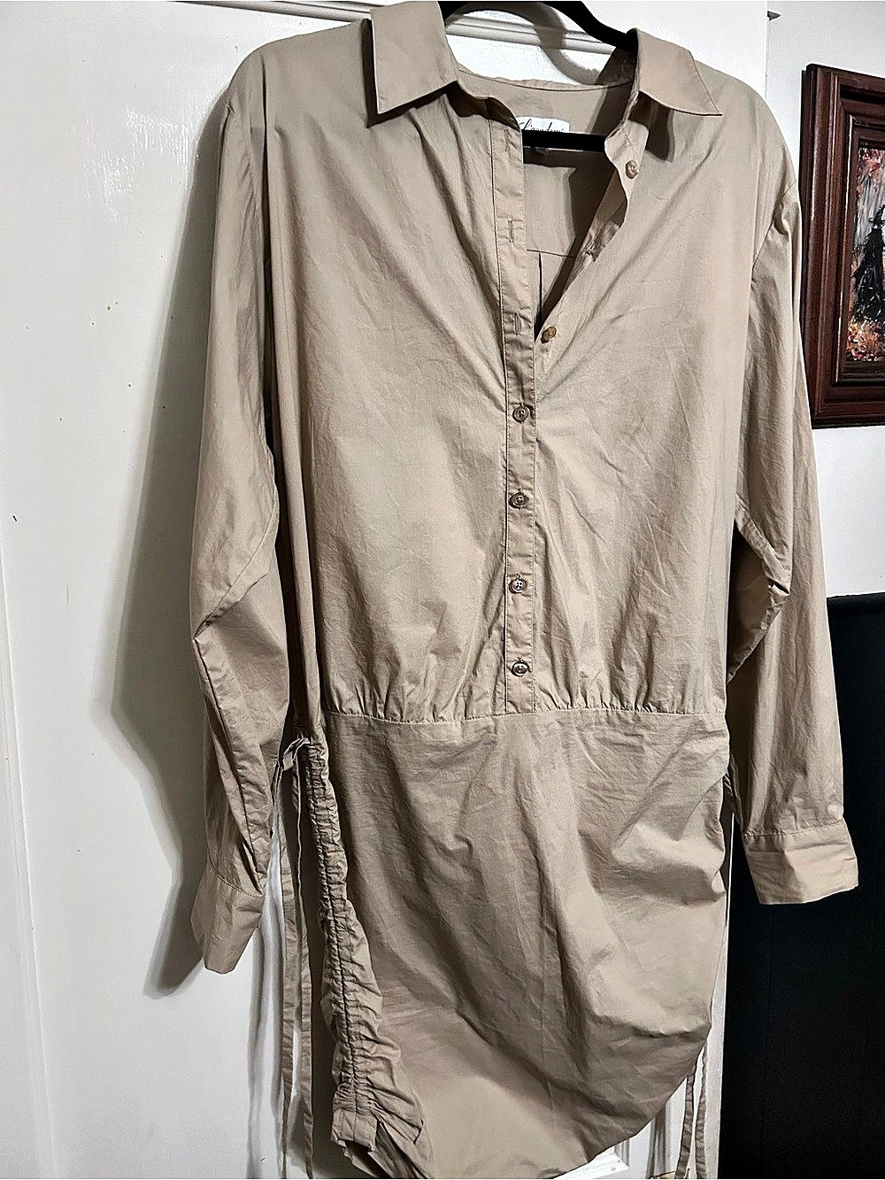 Lacadémie Cotton Keem mini desss in Beige Size Medium